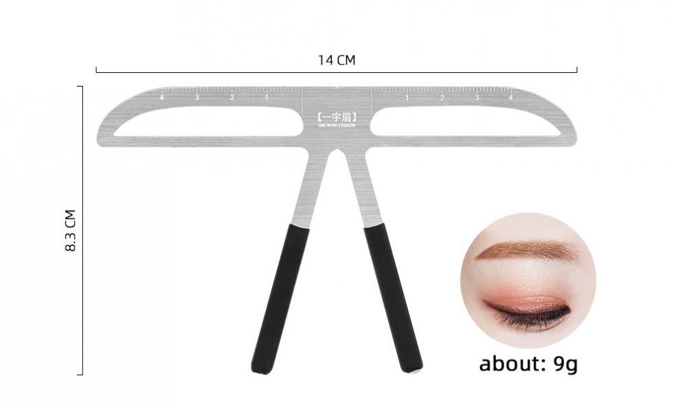 Metal Eyebrow Ruler – Essential Tool for Brow Mapping and Shaping - 5 PIECES