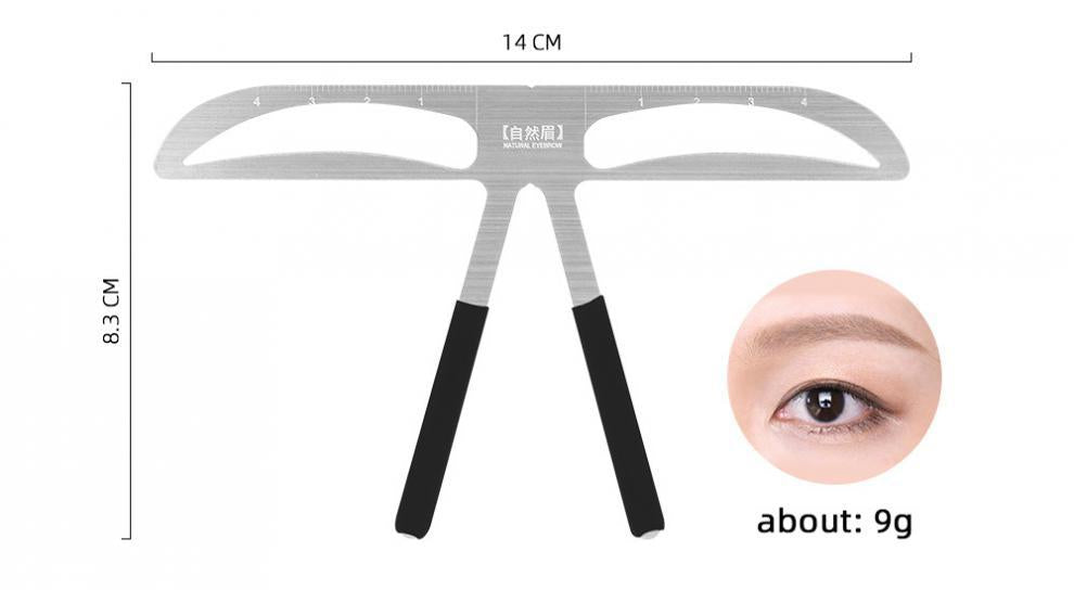 Metal Eyebrow Ruler – Essential Tool for Brow Mapping and Shaping - 5 PIECES