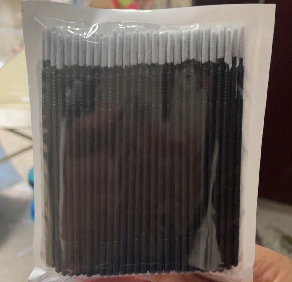 Hisopos de algodón flexibles desechables para maquillaje PMU, herramientas de limpieza