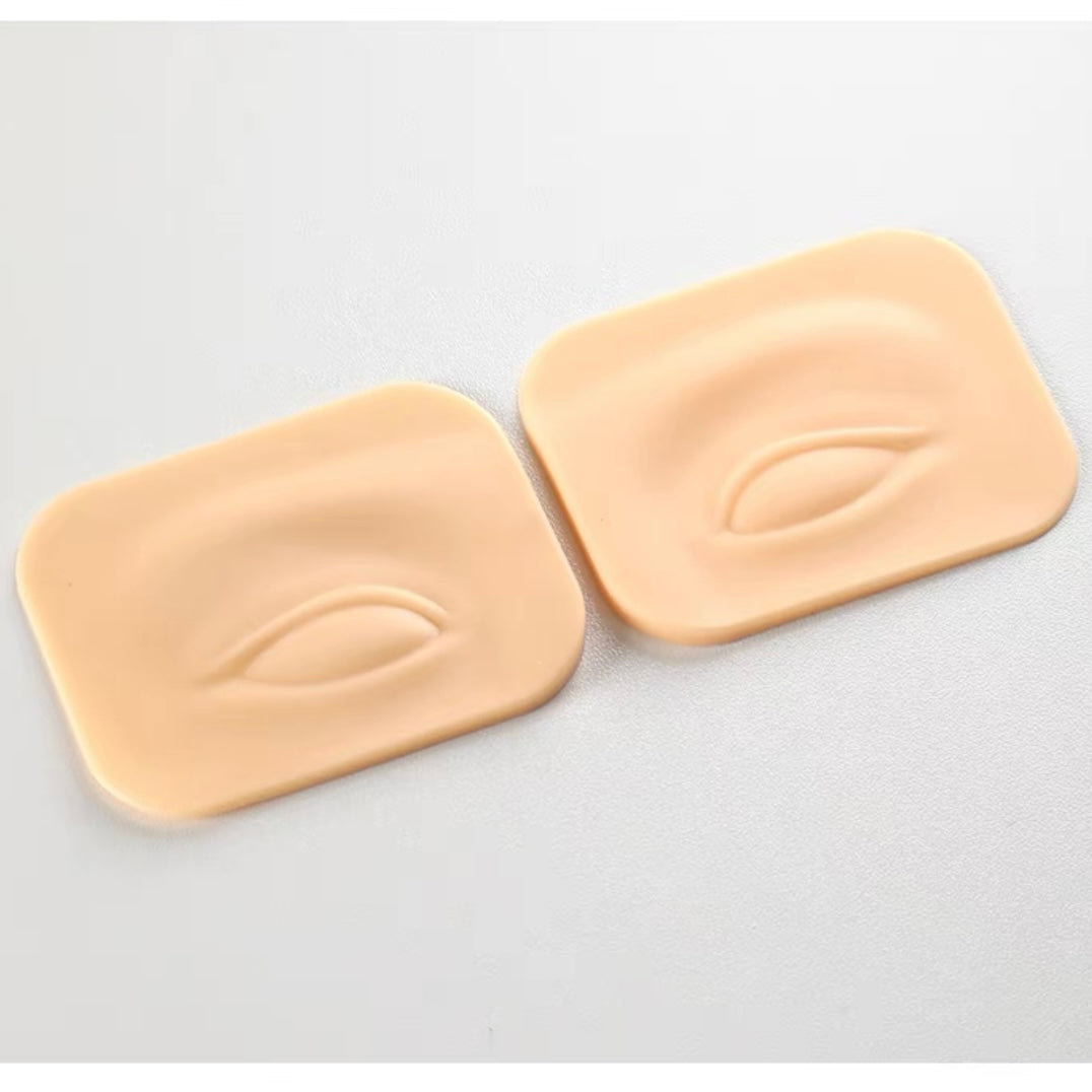 Piel de práctica de silicona 3D PMU para tatuajes de cejas y ojos (10 unidades)