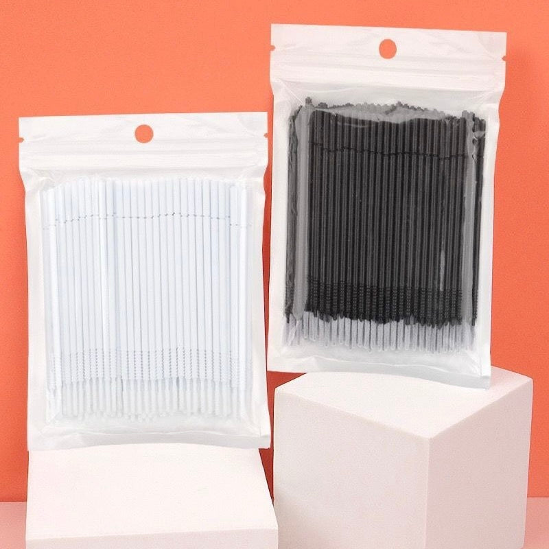 Hisopos de algodón flexibles desechables para maquillaje PMU, herramientas de limpieza