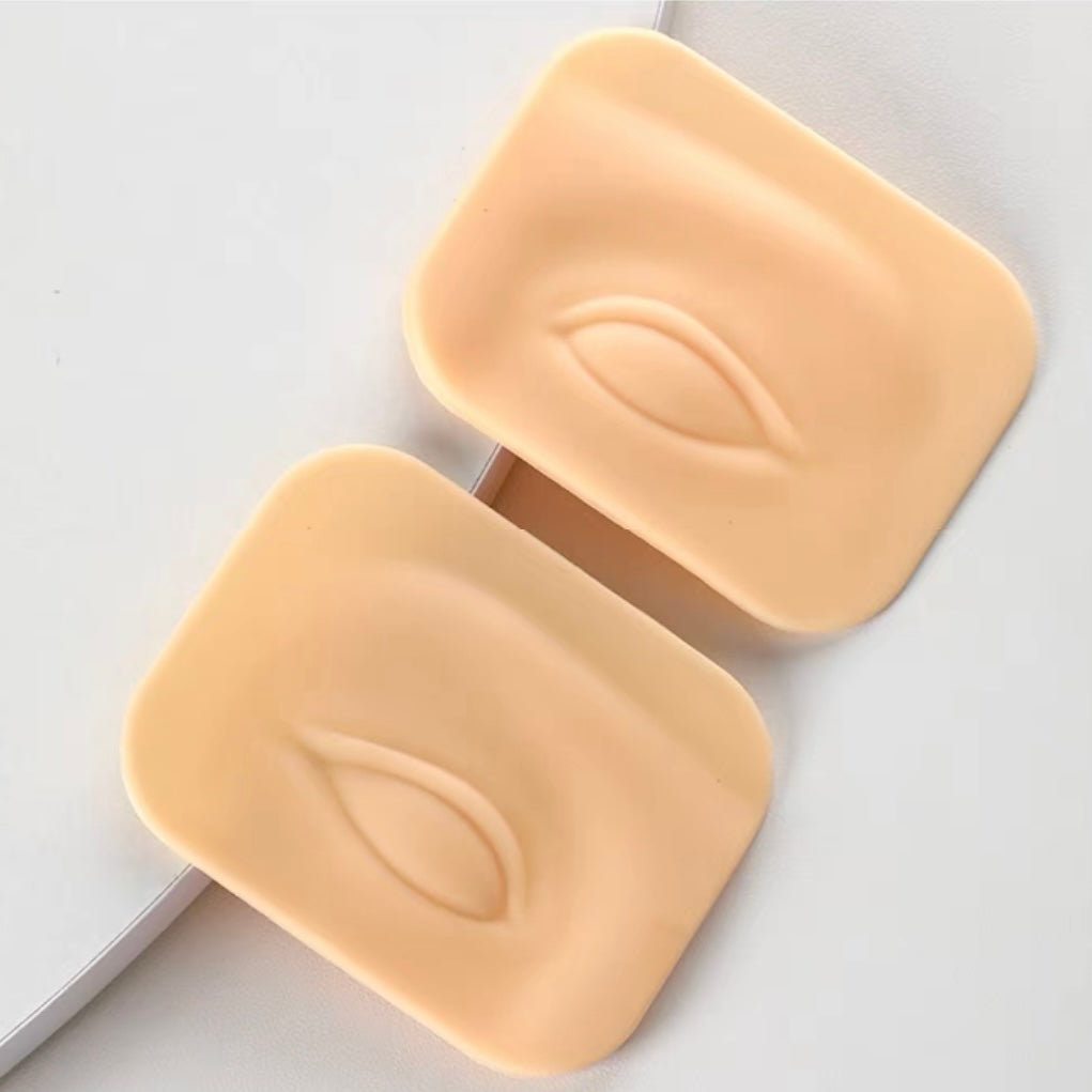 Piel de práctica de silicona 3D PMU para tatuajes de cejas y ojos (10 unidades)