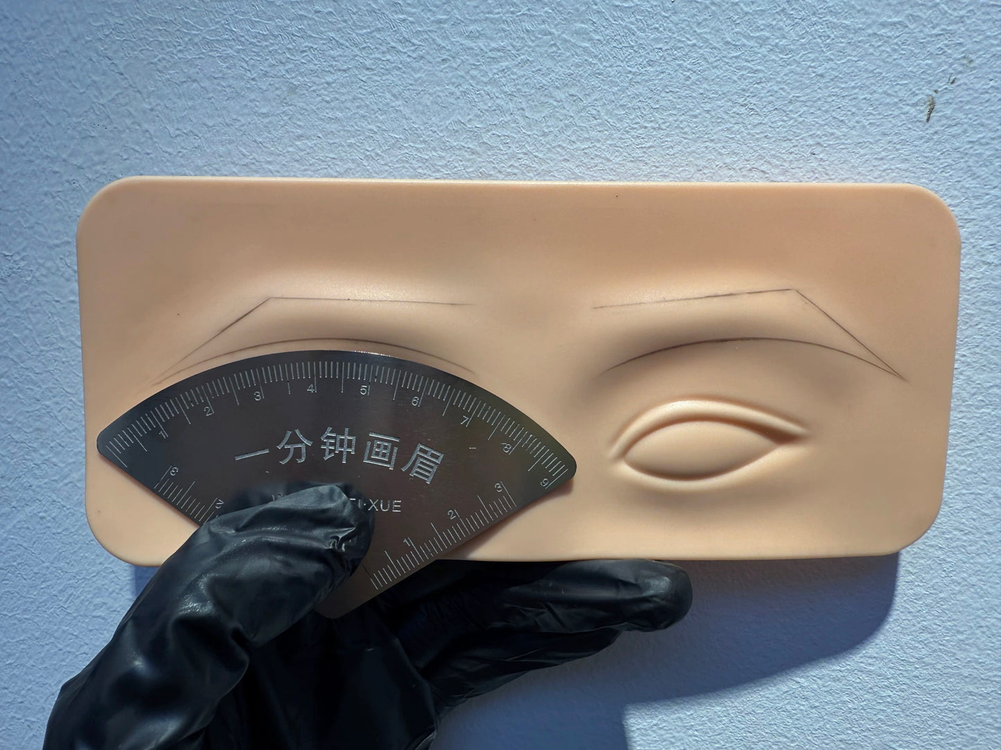 1-Minute Brow Mapping Tool – Stainless Steel Brow Shaping Ruler Kit for PMU Artists