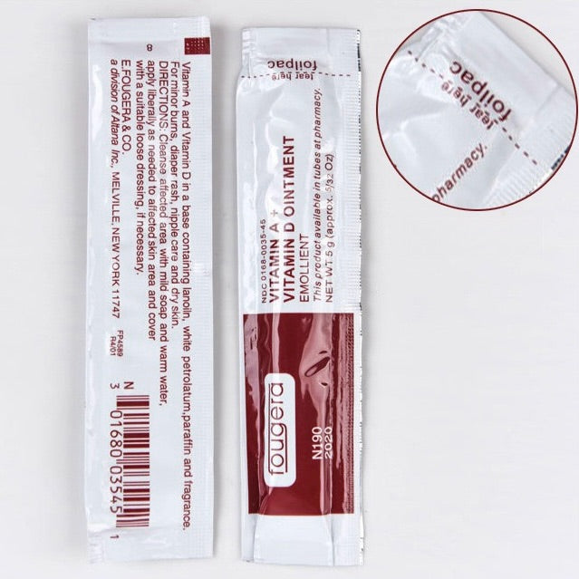 Beginner's PMU Tattoo VITAMIN A+D Practice Skin Wipe Gel (100PCS/BAG)