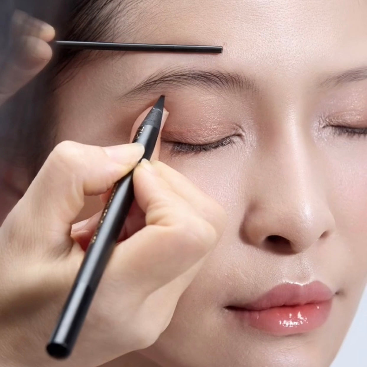 Schwarzer Permanent Makeup Microblading Augenbrauenstift