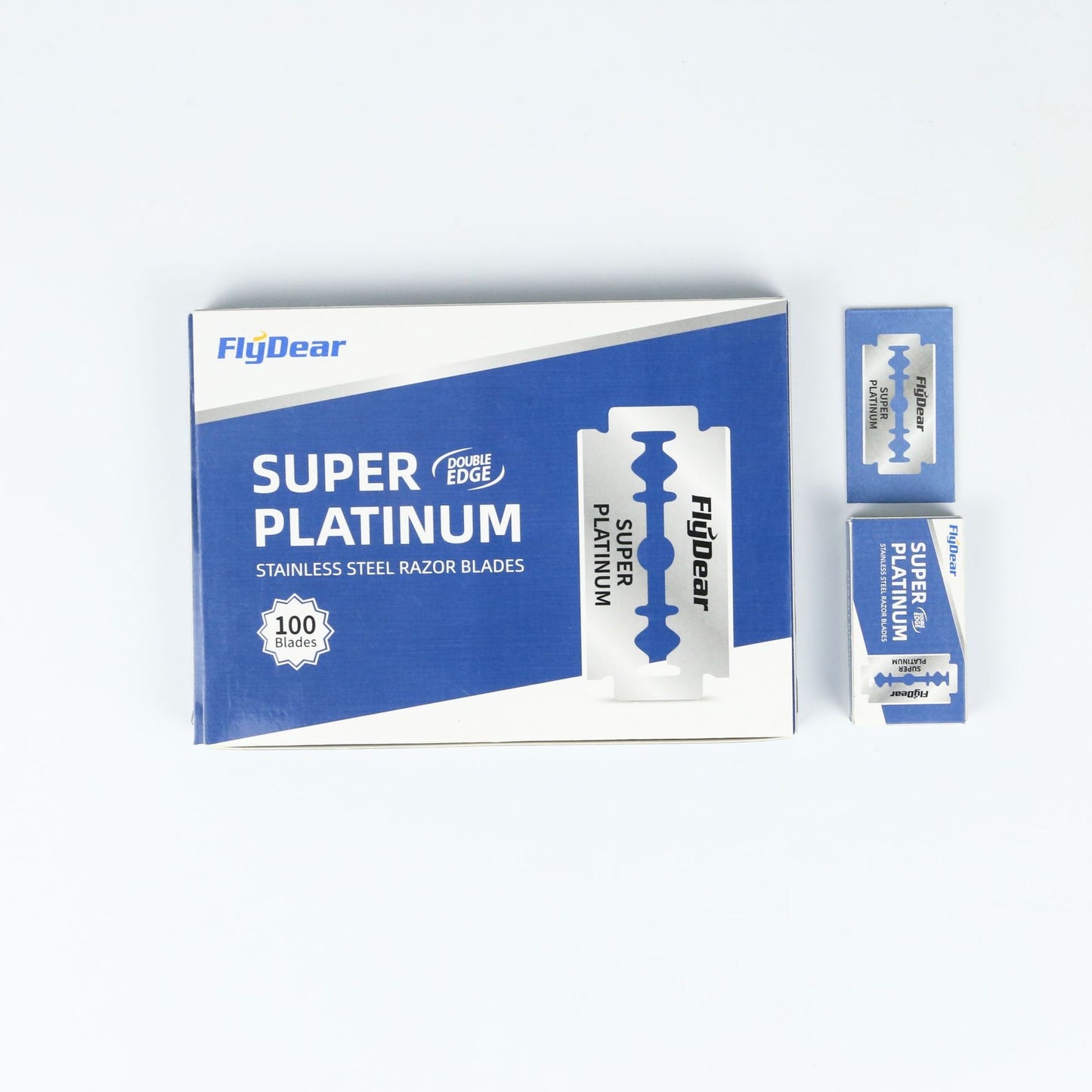 Classic Manual Stainless Steel Double-Edged Razor Blades – 2 Boxes