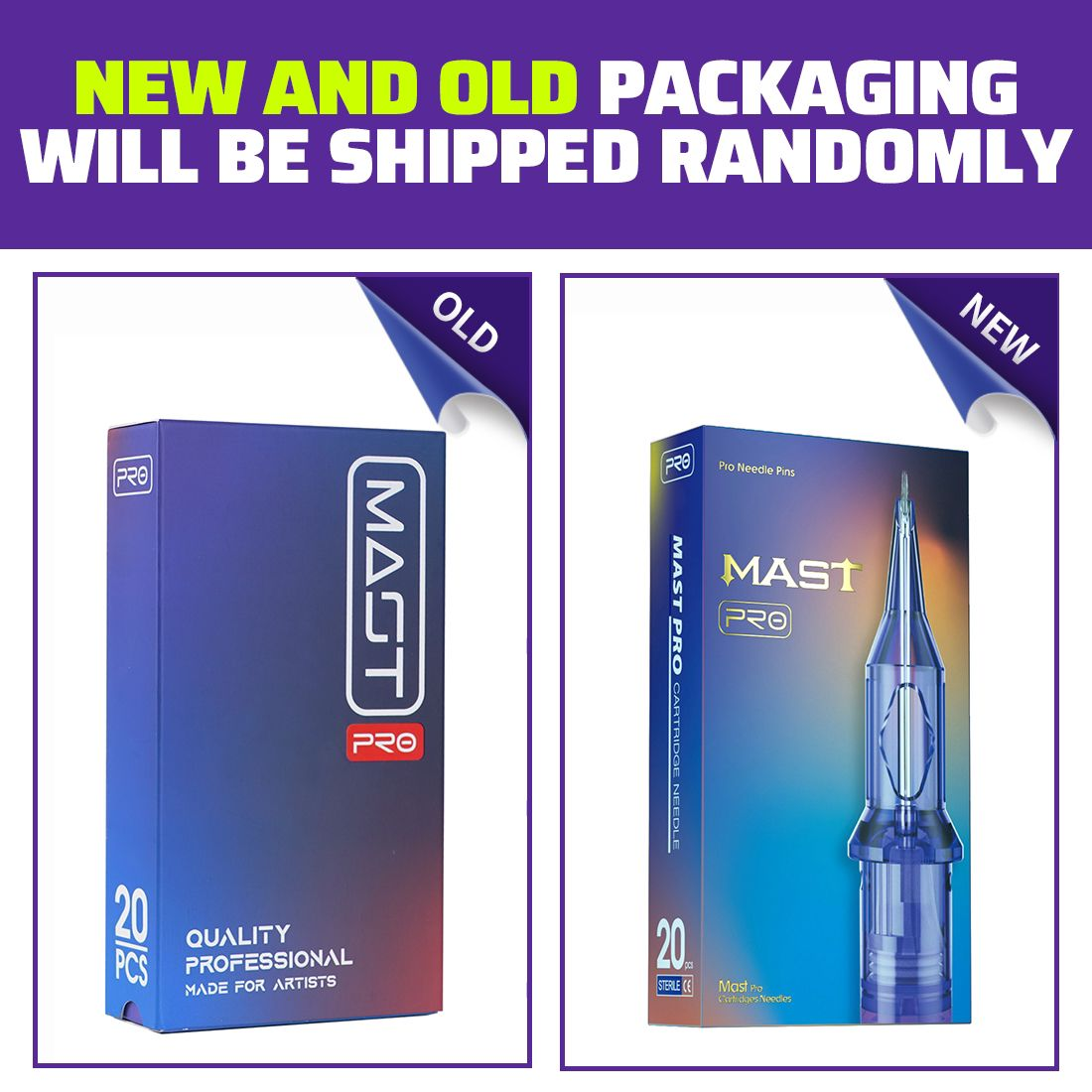 Mast Pro Tattoo PMU Universal Cartridges Needles - Box of 20