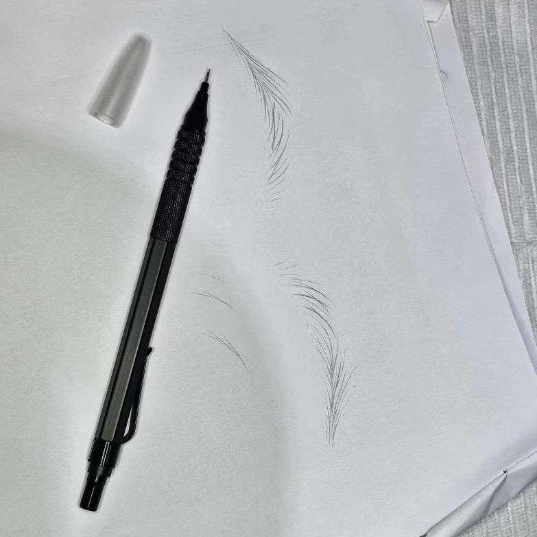 0,3 mm PMU Hairstroke Augenbrauen-Übungsstift