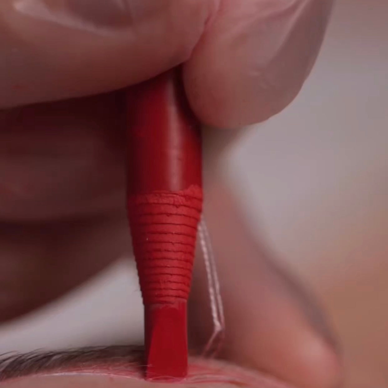 Red Color Permanent Makeup Microblading Eyebrow Pencil