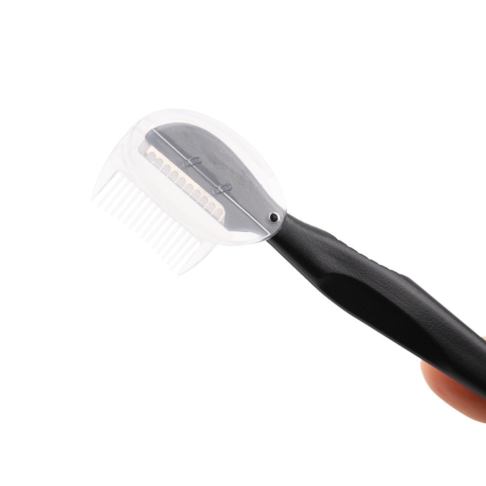 Brow Trimmer with Plastic Comb Cover (MOQ 10PCS)