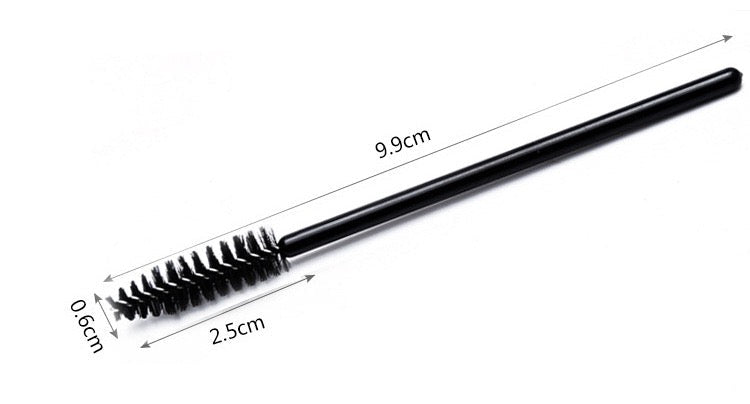 Premium Disposable Eyelash & Eyebrow Spiral Brushes