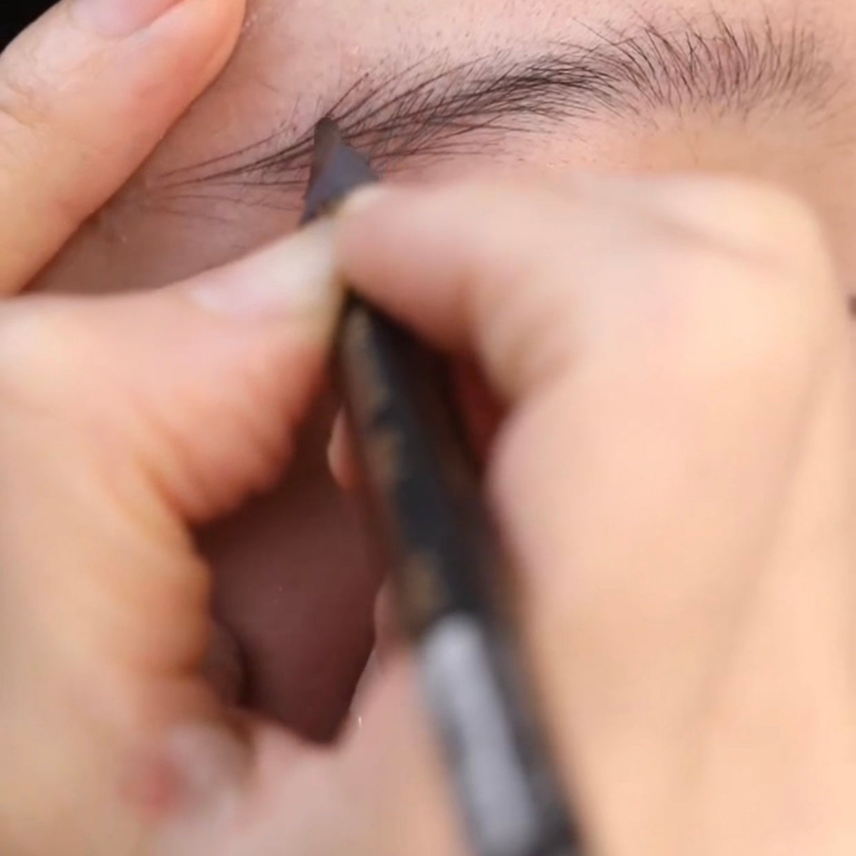 Schwarzer Permanent Makeup Microblading Augenbrauenstift