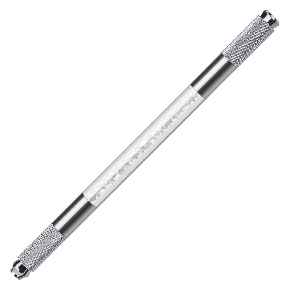 Bolígrafo manual de doble punta de cristal de estilo coreano (100PCS/BOLSA)