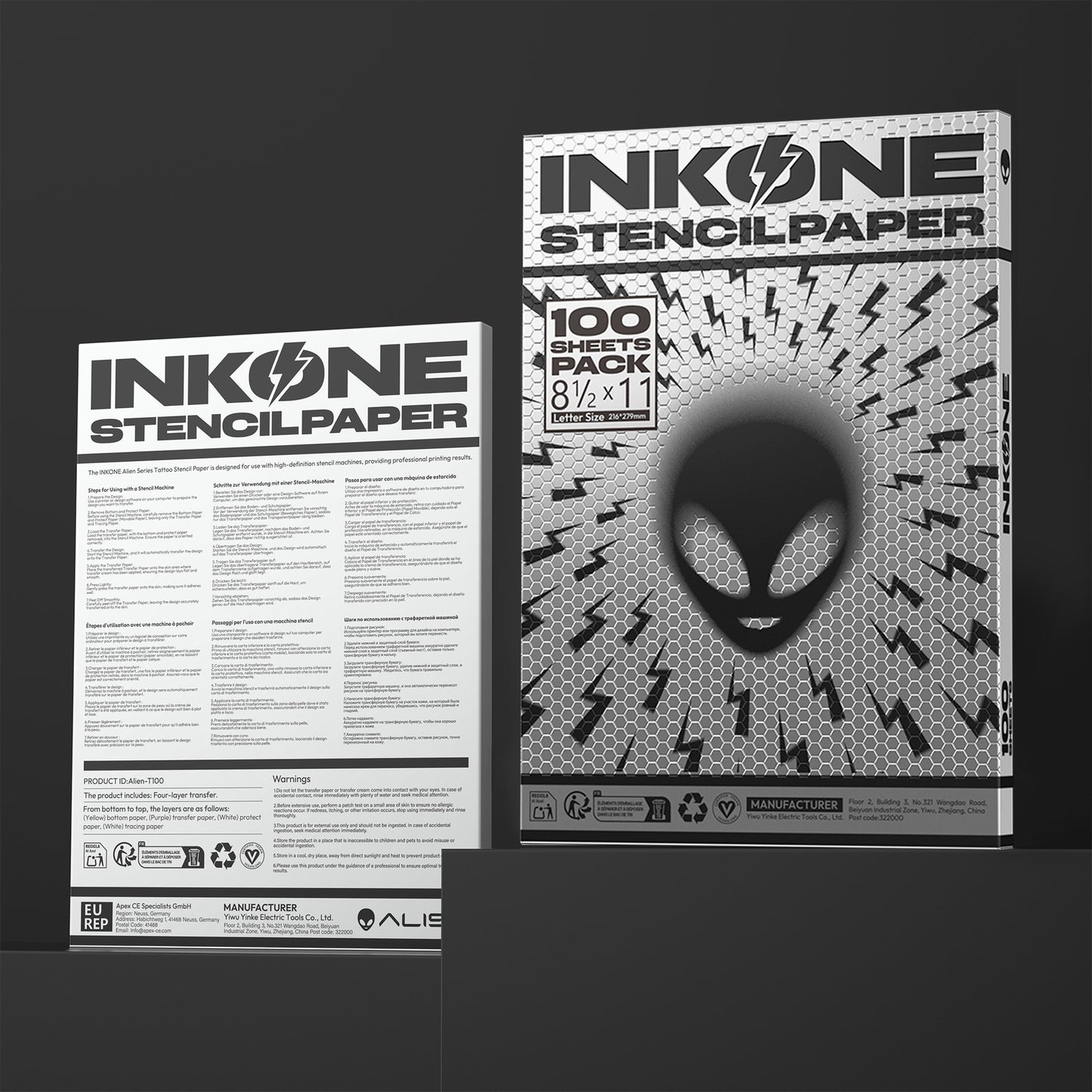 🛸 INKONE RS-100 Tattoo Transfer Paper – 100 Sheets