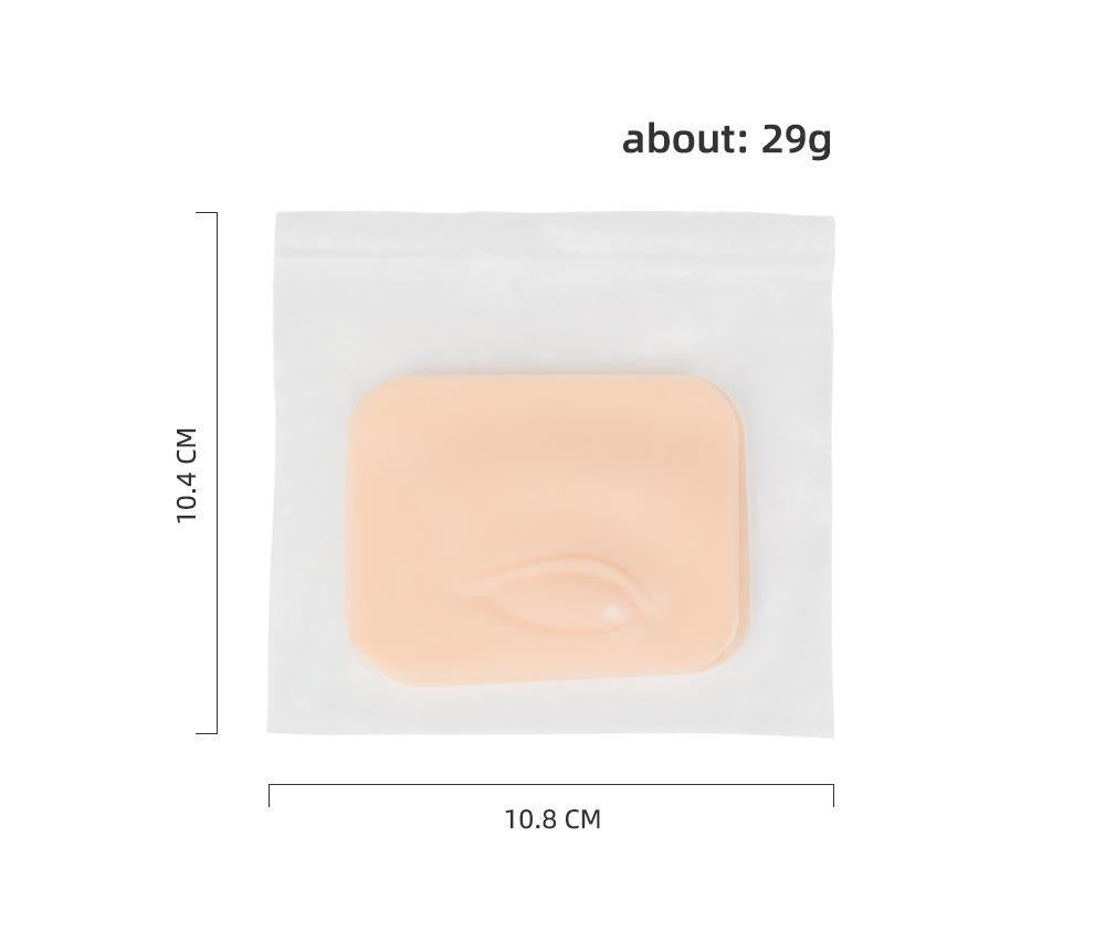 Piel de práctica de silicona 3D PMU para tatuajes de cejas y ojos (10 unidades)