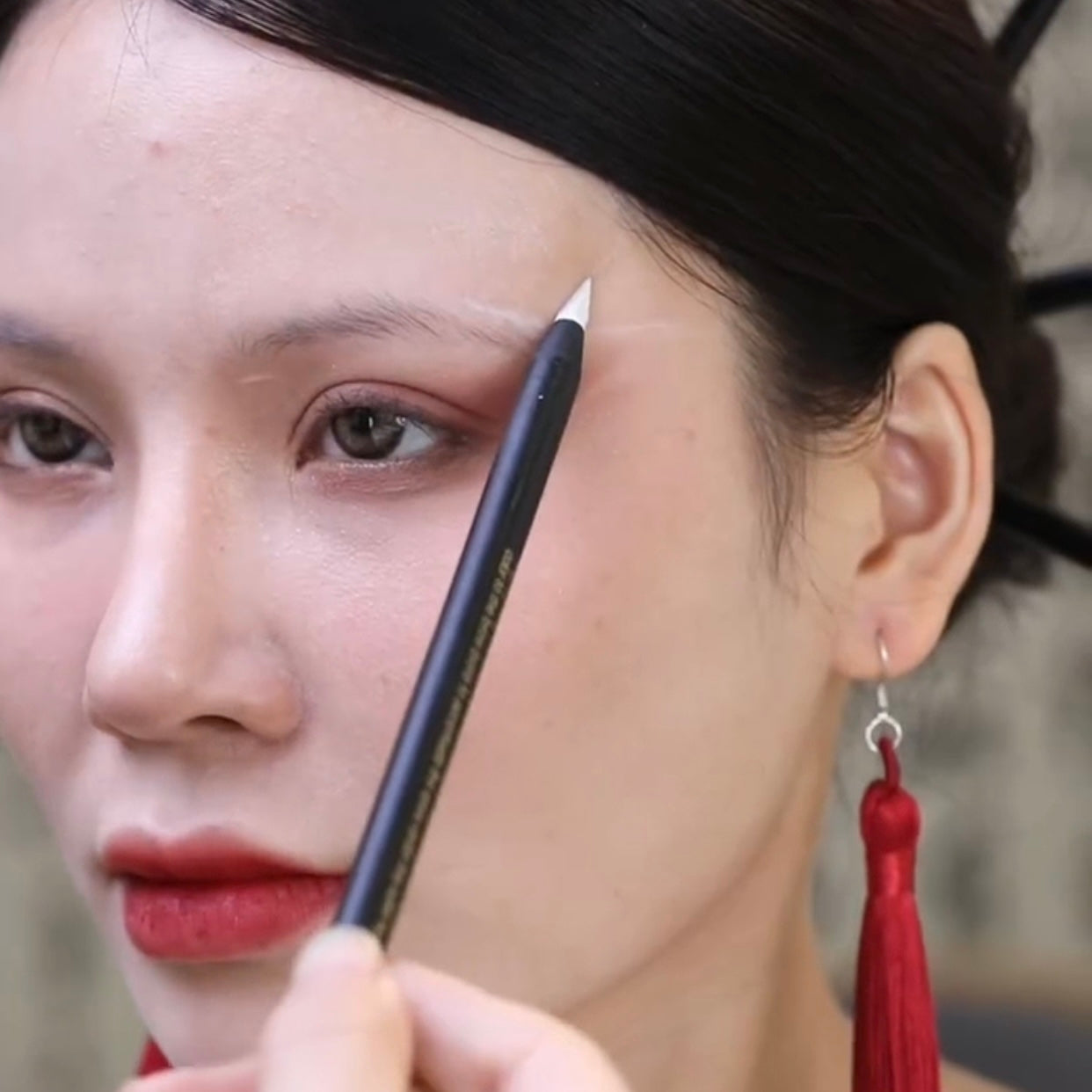 Weiße Farbe Permanent Makeup Microblading Augenbrauenstift