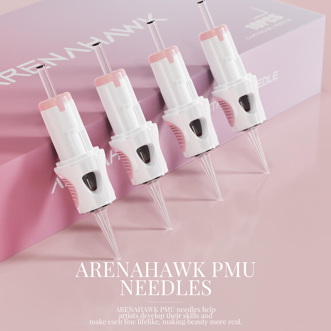 Arenahawk PMUTattoo Needles Cartridges – Box of 10