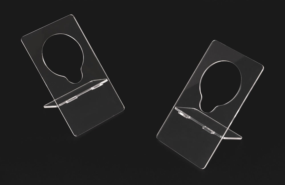 Acrylic Transparent Display Stand – Minimalist Stand for PMU, Lash, and Beauty Product Presentation