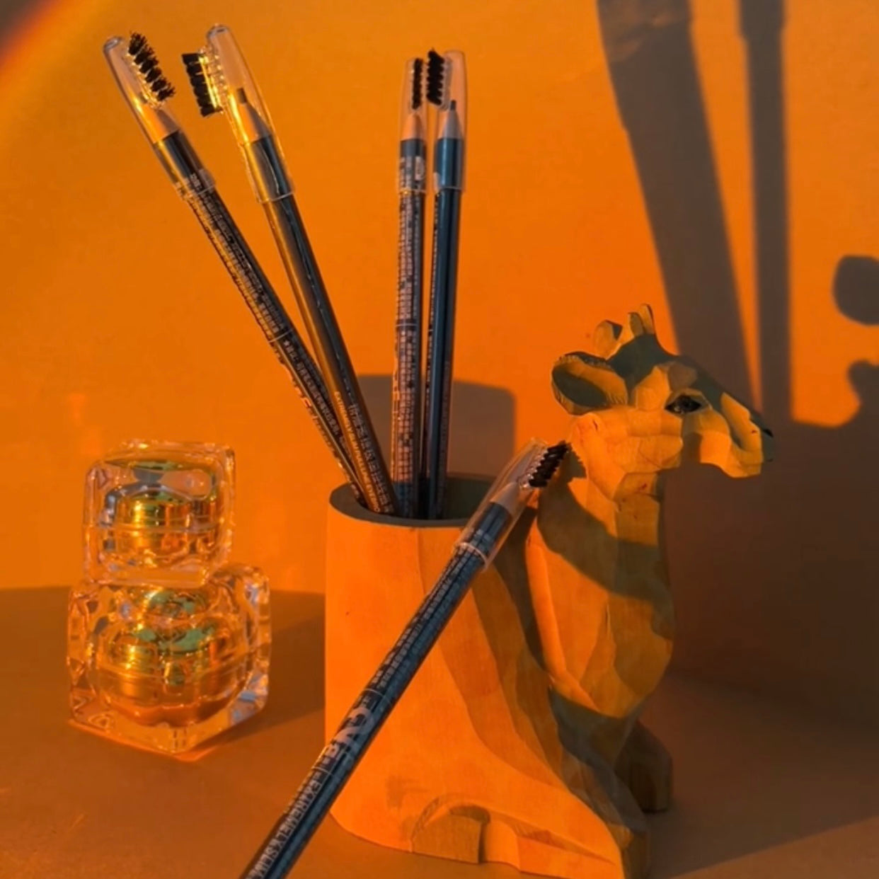 Black Color Permanent Makeup Microblading Hairstroke 2mm Extremely Slim Eyebrow Pencil