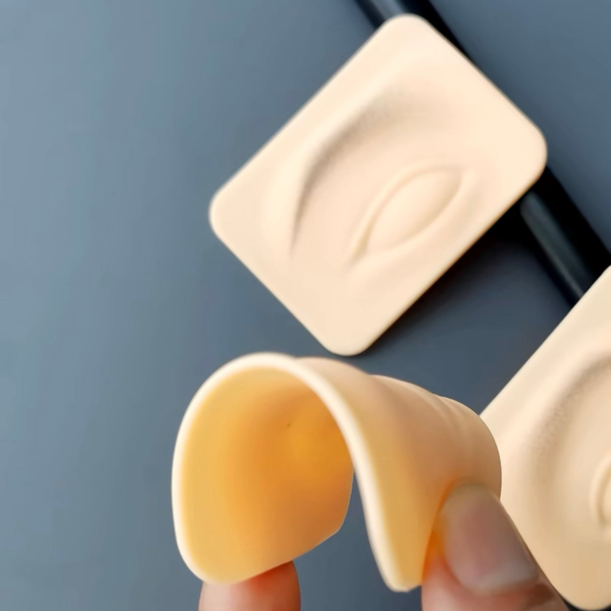 Piel de práctica de silicona 3D PMU para tatuajes de cejas y ojos (10 unidades)
