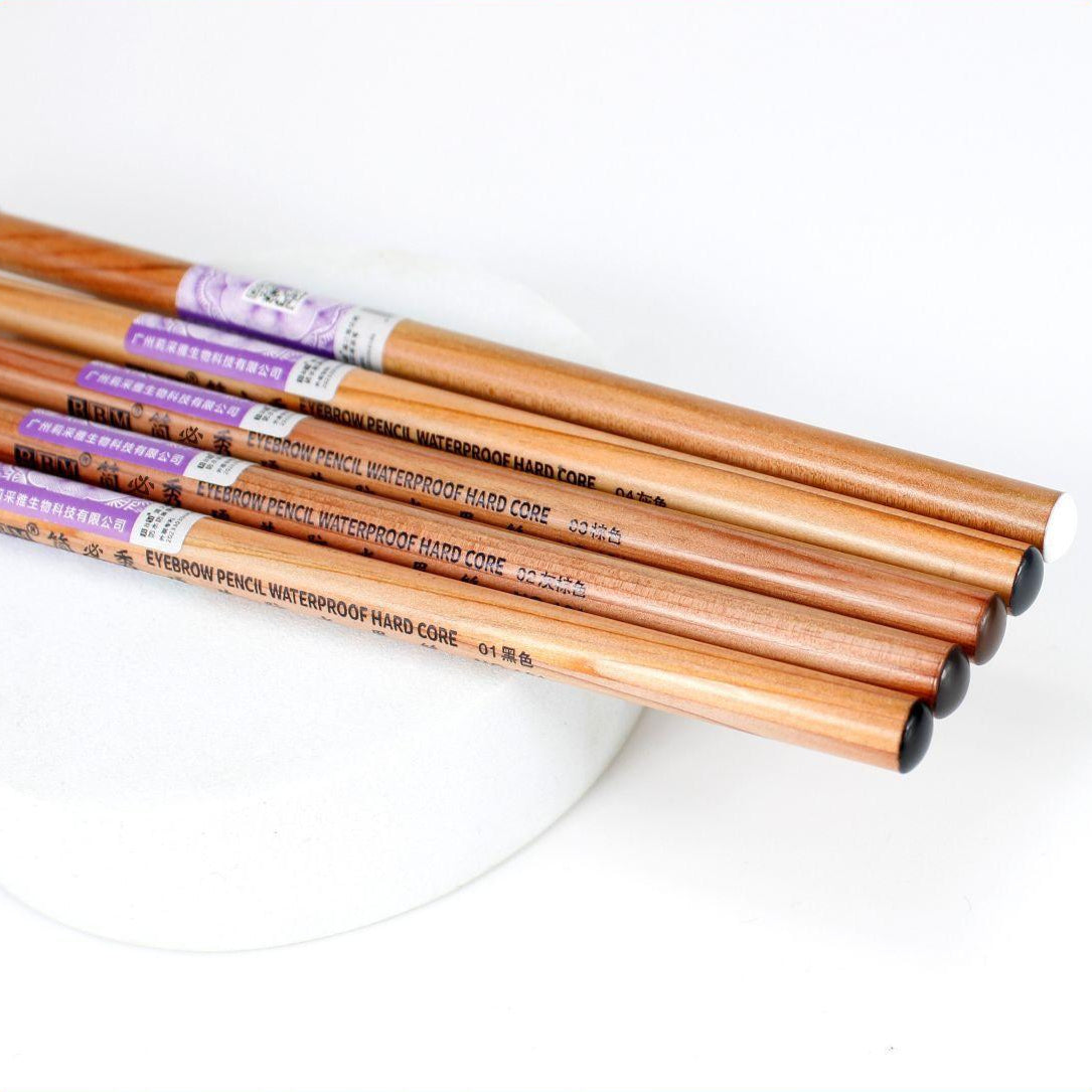 BBM Waterproof Hard-Core Eyebrow Pencil - Perfect for Precise Lines and Natural Brows - 12PCS/BOX