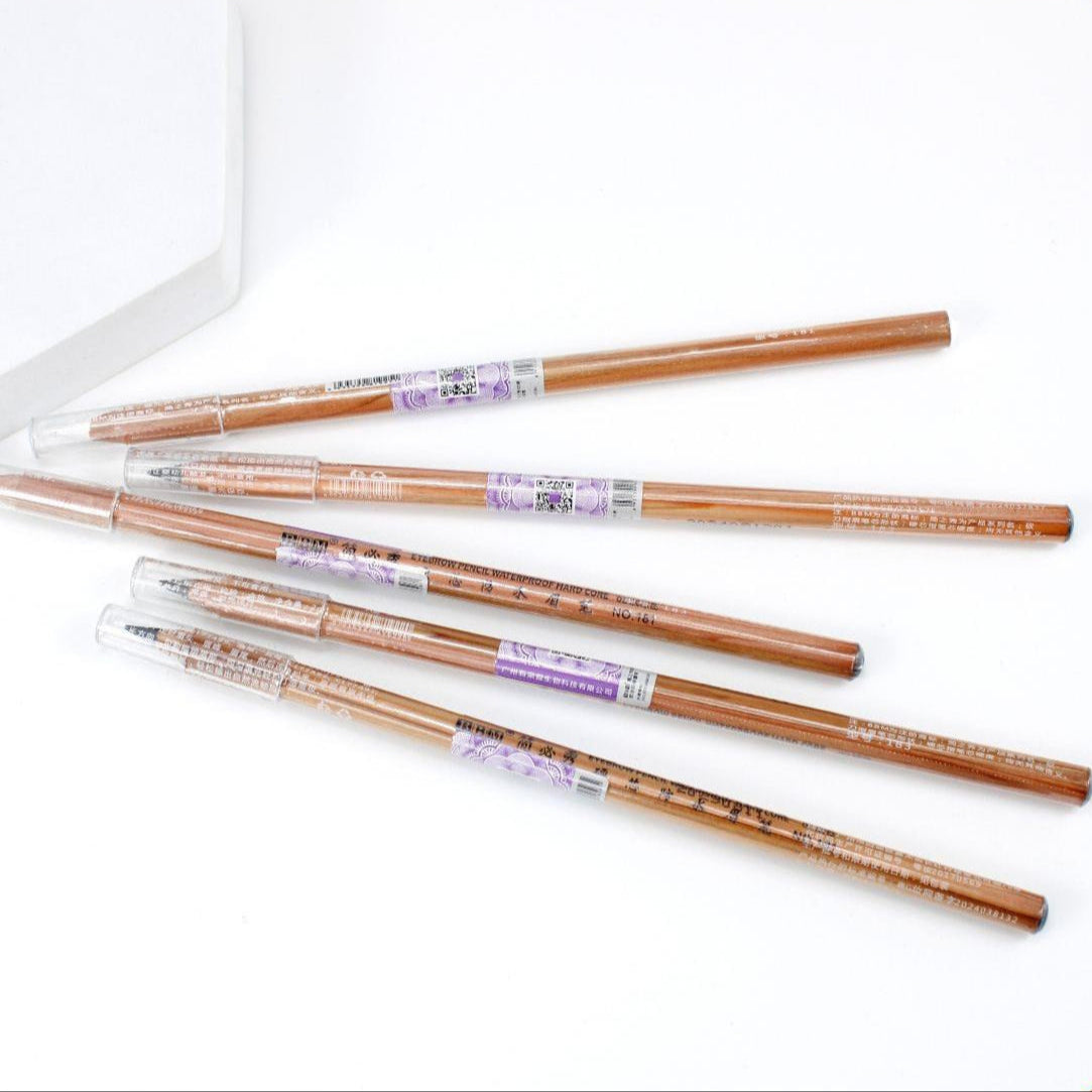 BBM Waterproof Hard-Core Eyebrow Pencil - Perfect for Precise Lines and Natural Brows - 12PCS/BOX