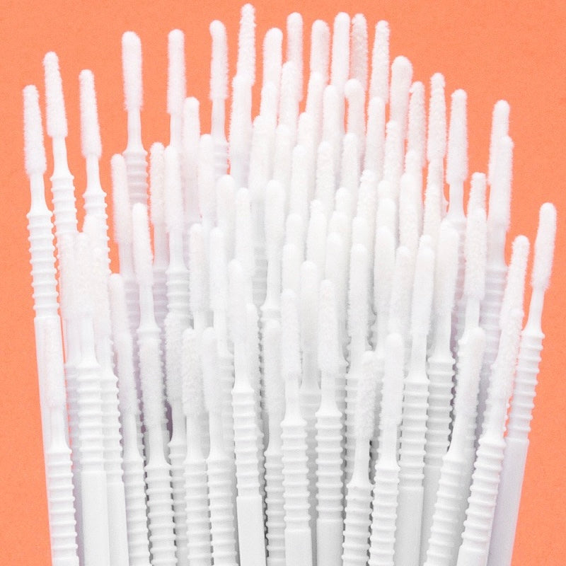 Premium Disposable Eyelash & Microblading Cleaning Swabs - 10 Packs