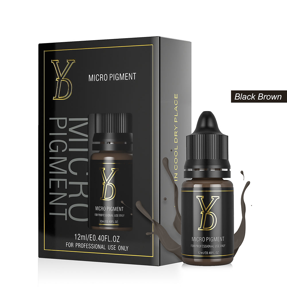 Premium Organic Liquid Pigment Set for Hairstroke Brows – 6 Universal Shades - Free Shipping