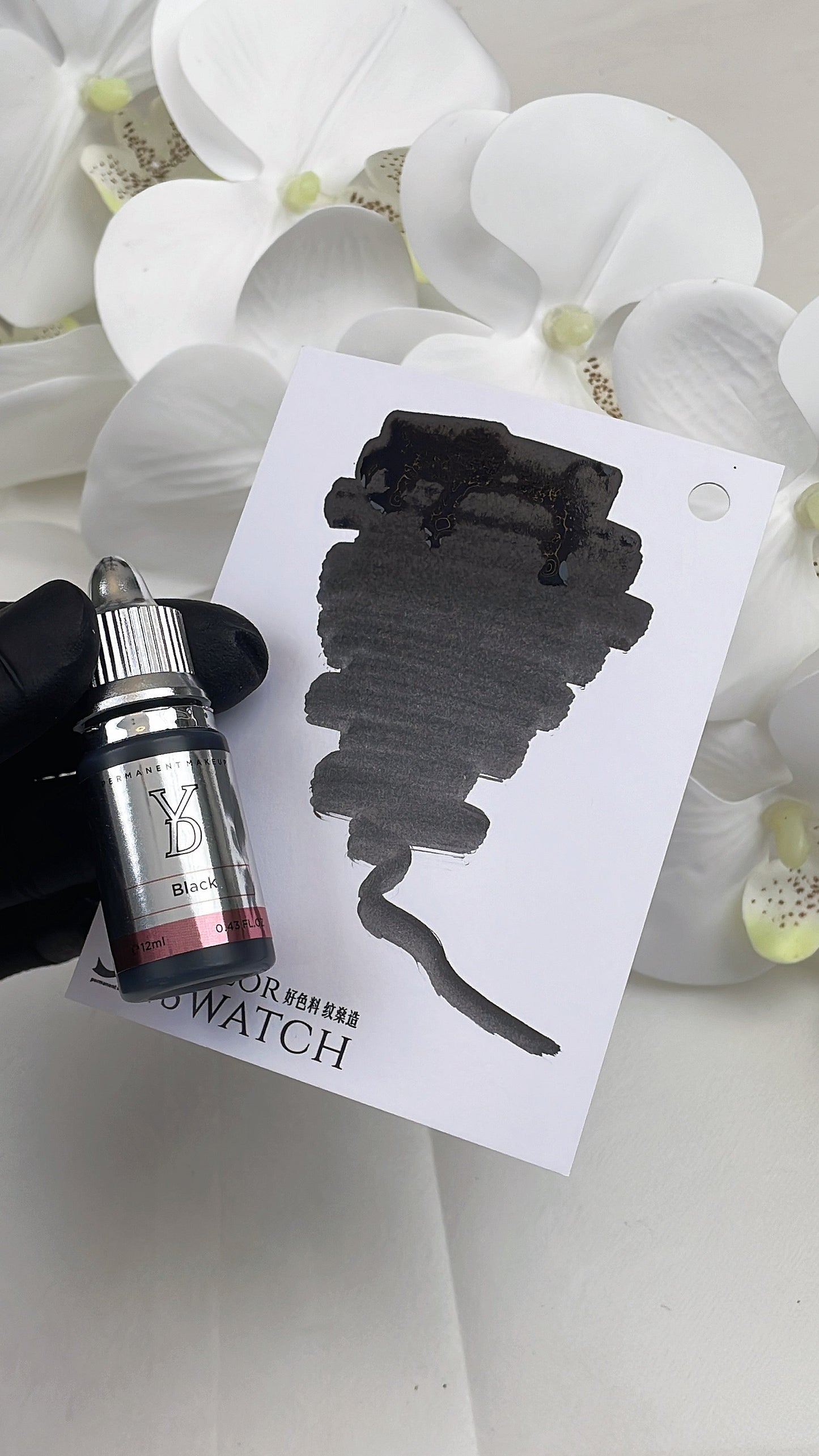 Black – Powder Hybrid Liquid PMU Pigment