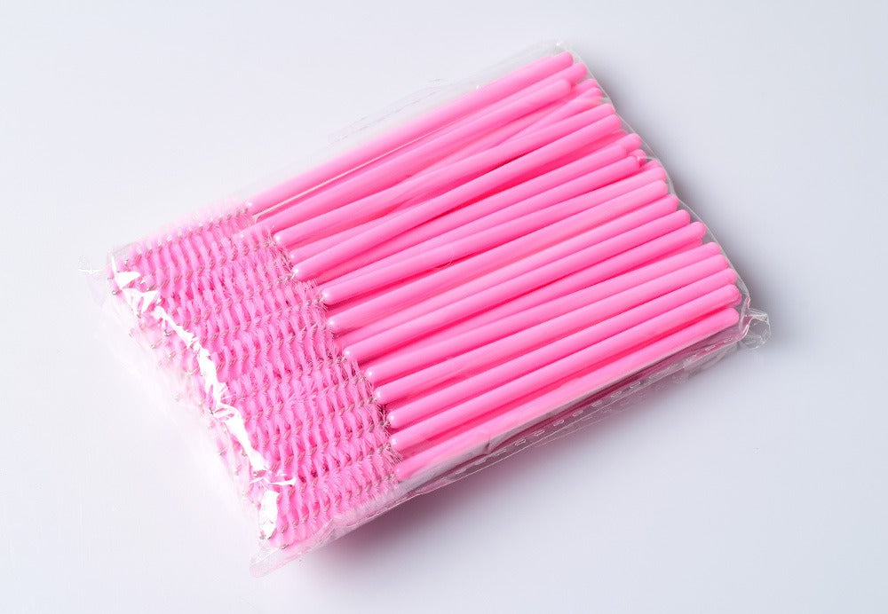 Disposable Silicone Mascara Wands – Colorful Flexible Eyelash & Brow Brushes | 50PCS