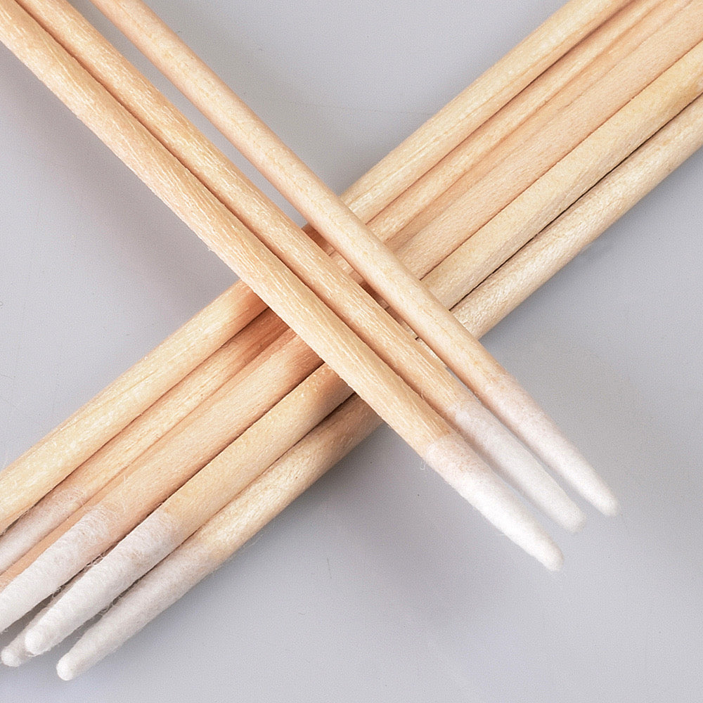7 cm lange spitze Einweg-Wattestäbchen für PMU und Make-up