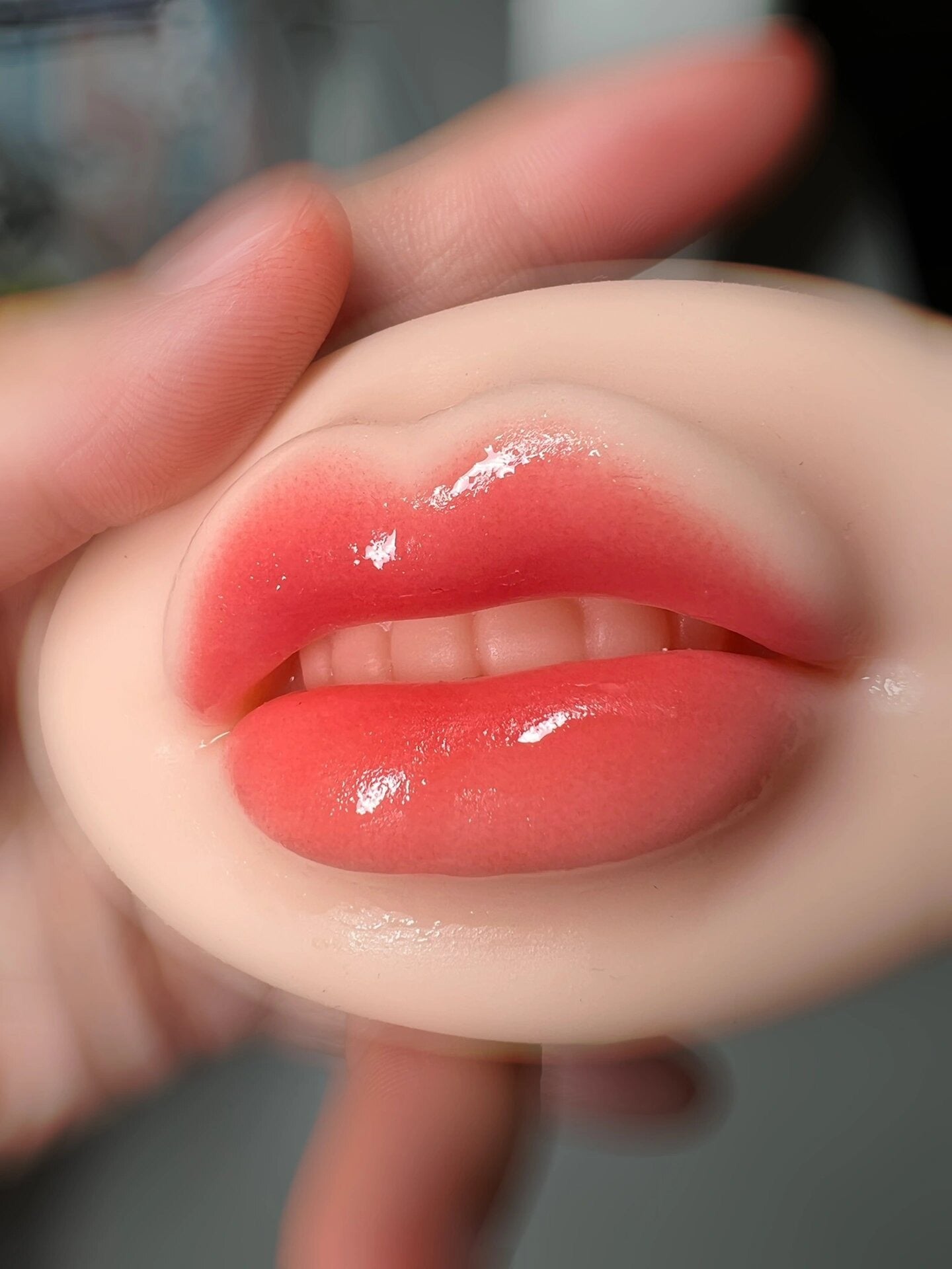 Modelo de práctica labial de silicona 5D de alta calidad, 50 g: perfecto para mapeo labial y entrenamiento de PMU.