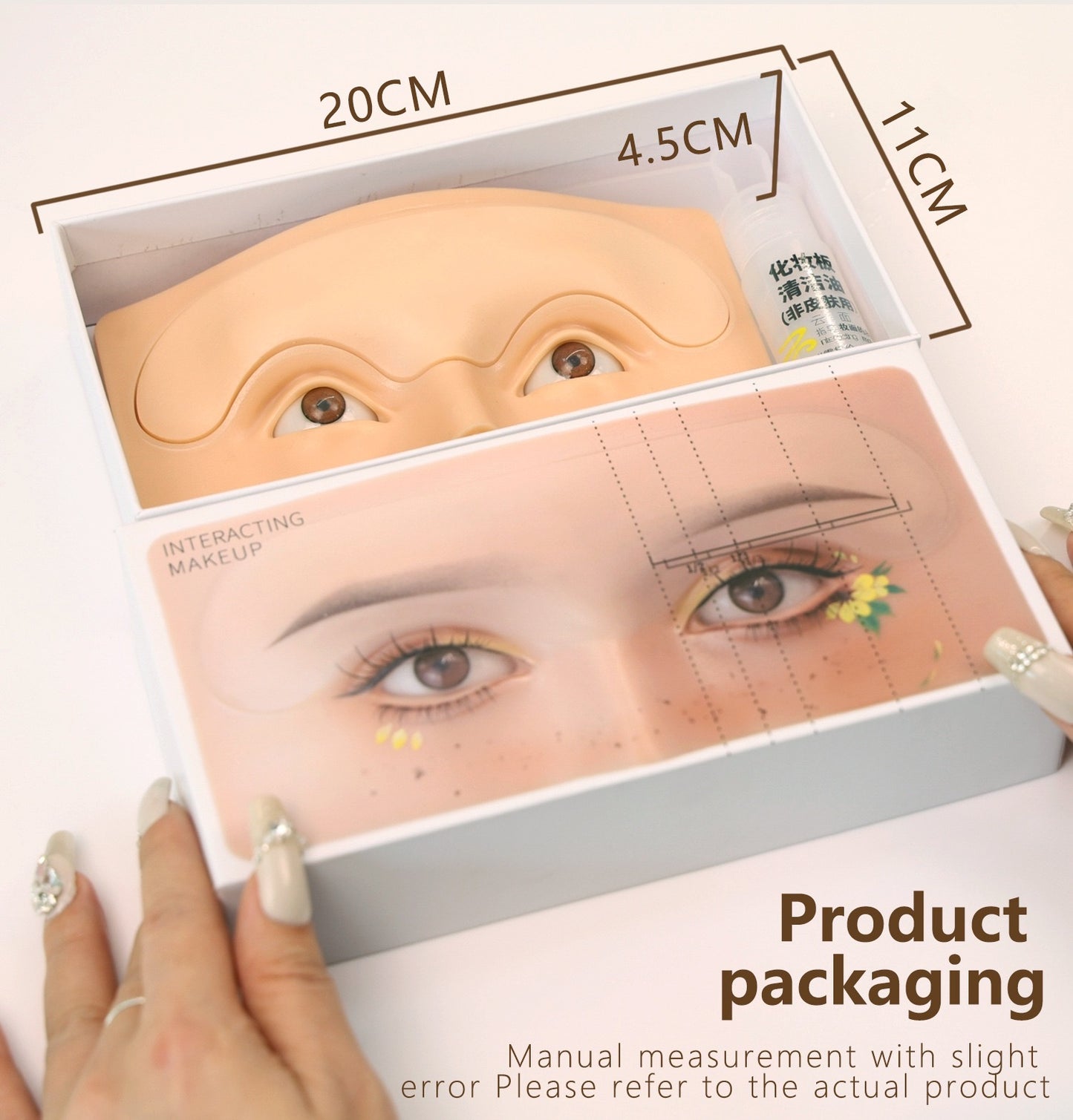 5D Makeup Face Replaceable Practice Pad - 10PCS