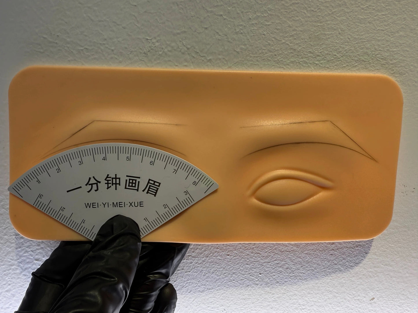 1-Minute Brow Mapping Tool – Stainless Steel Brow Shaping Ruler Kit for PMU Artists