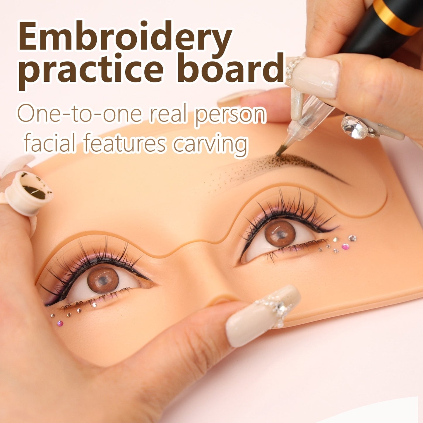 5D Makeup Face Replaceable Practice Pad - 10PCS