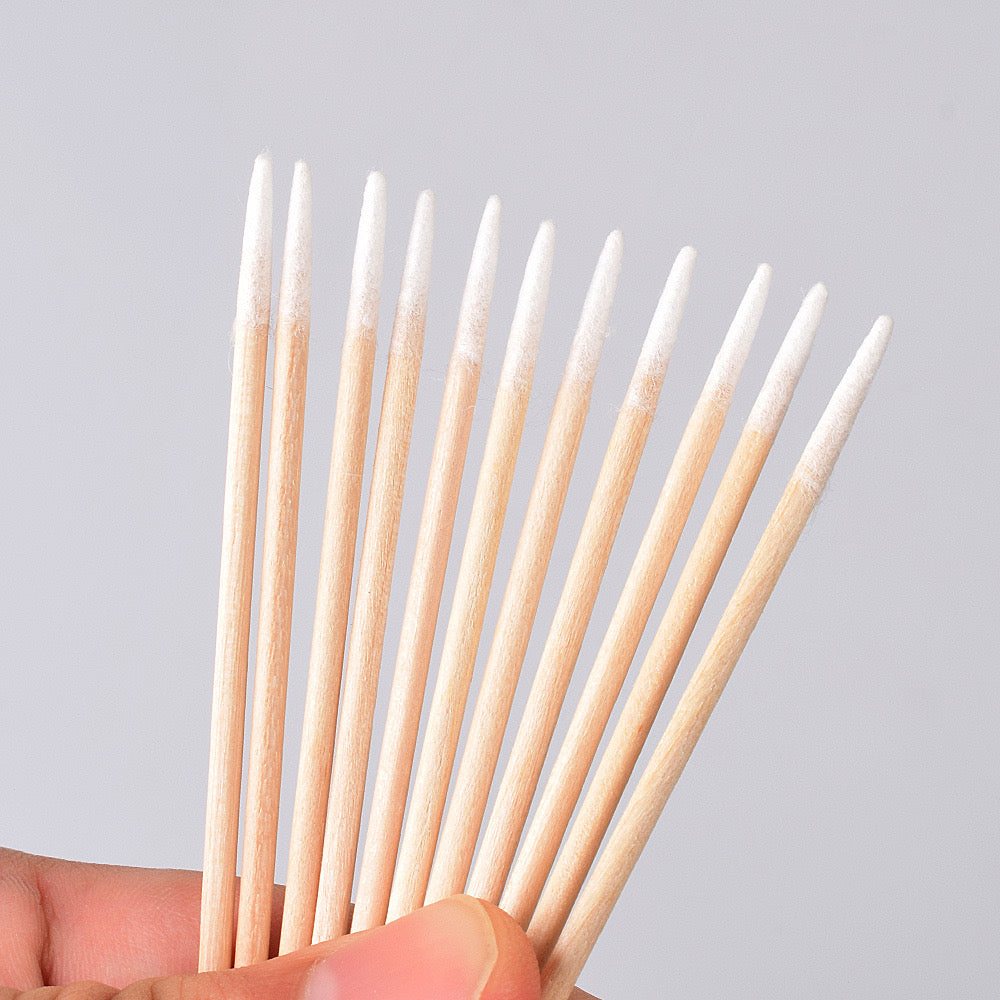 7 cm lange spitze Einweg-Wattestäbchen für PMU und Make-up