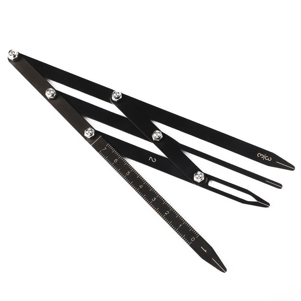 Permanent Makeup 4 Prong Stainless Steel Golden Mean Calipers