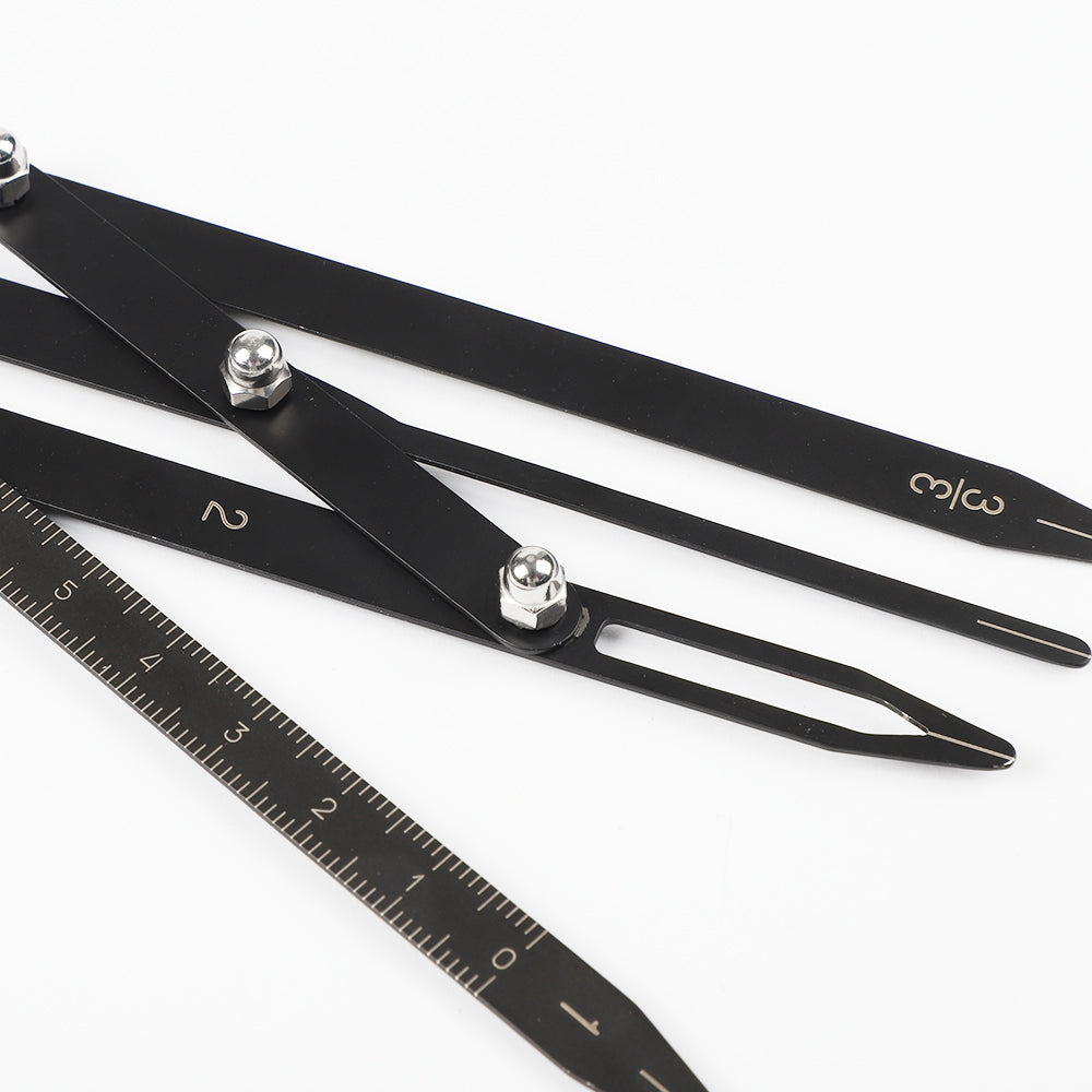 Permanent Makeup 4 Prong Stainless Steel Golden Mean Calipers