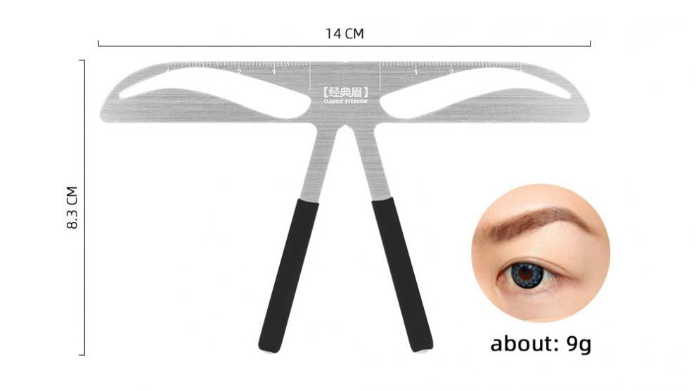 Metal Eyebrow Ruler – Essential Tool for Brow Mapping and Shaping - 5 PIECES