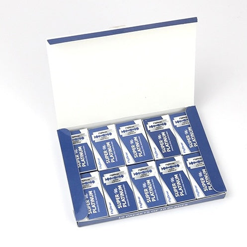 Classic Manual Stainless Steel Double-Edged Razor Blades – 2 Boxes
