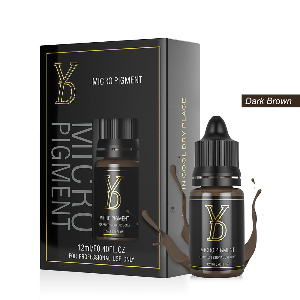 Premium Organic Liquid Pigment Set for Hairstroke Brows – 6 Universal Shades - Free Shipping