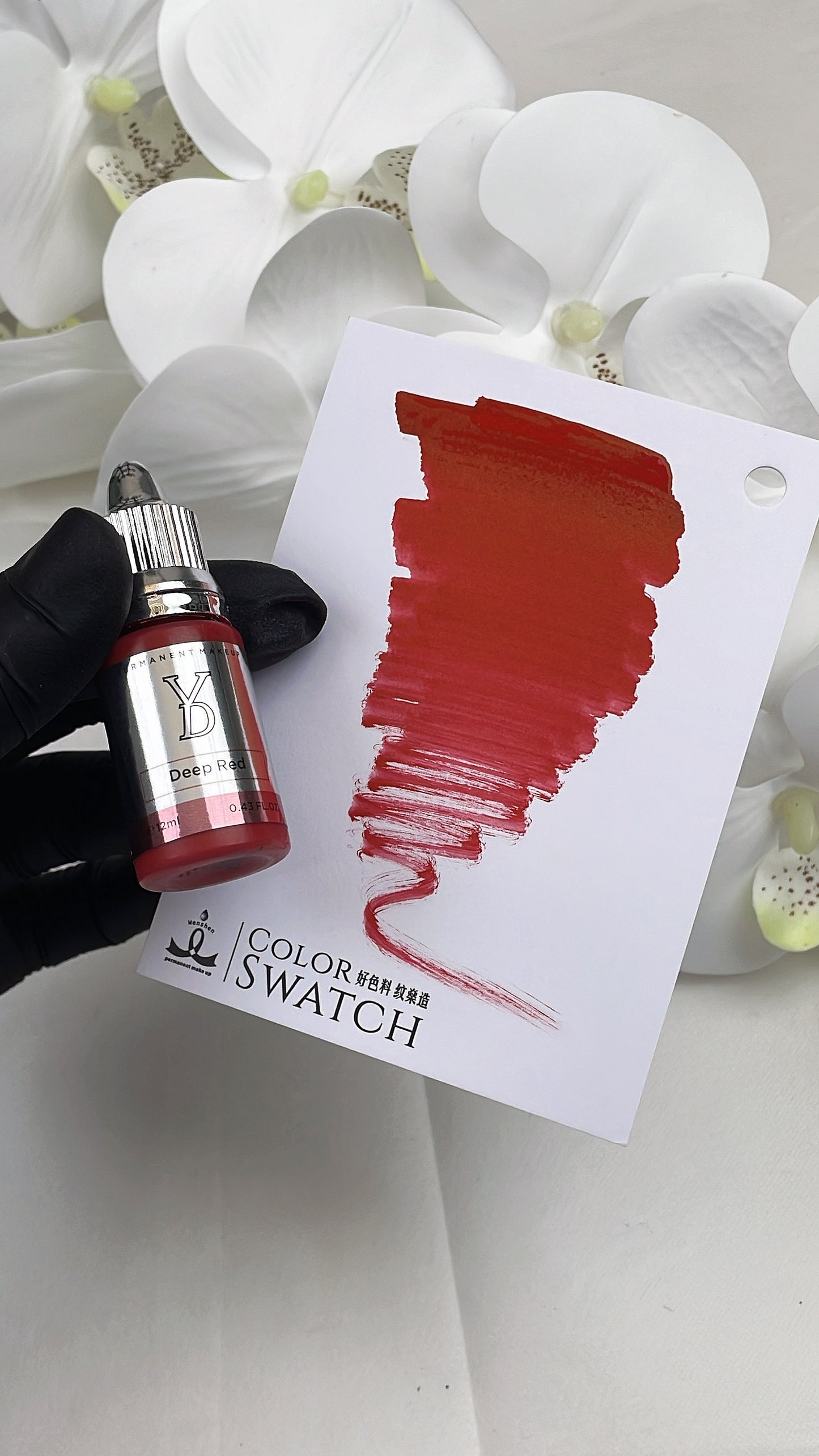 Deep Red – Powder Hybrid Liquid PMU Pigment