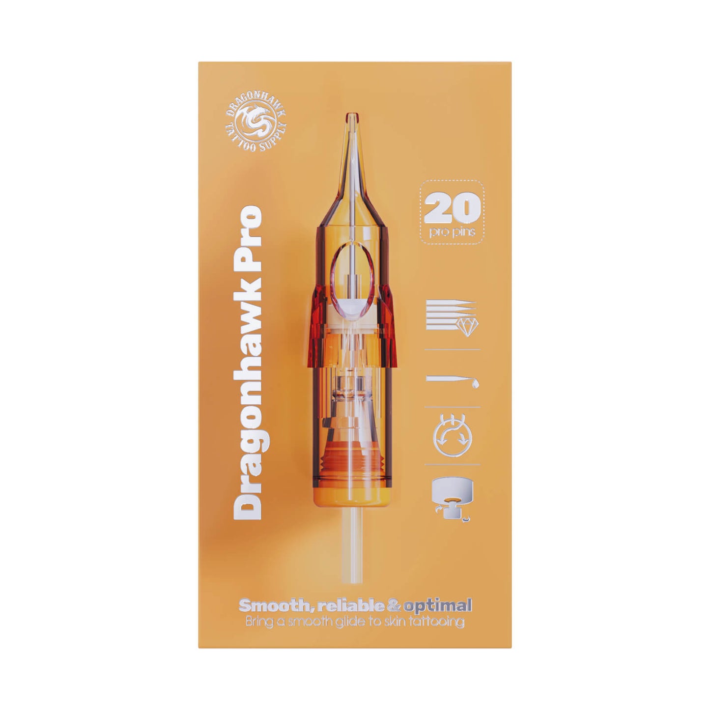 Dragonhawk Pro Tattoo-Nadeln – Schachtel mit 20 Stück