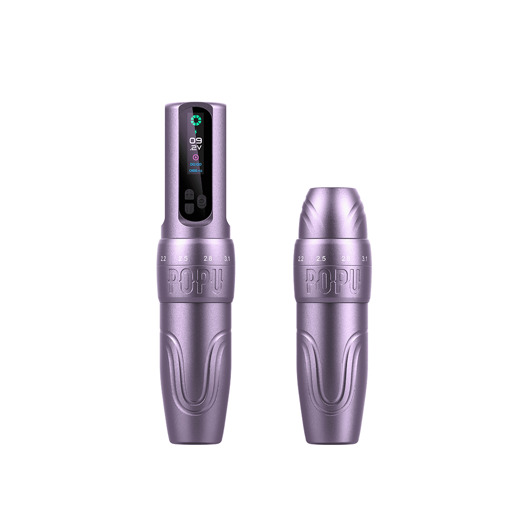 💜POPU DIVA Adjustable Stroke Wireless PMU Pen Machine - Free Shipping