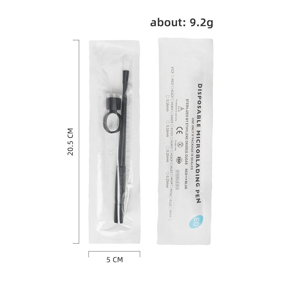 Disposable Microblading Pen with Brush – Professional PMU & Beauty Tool