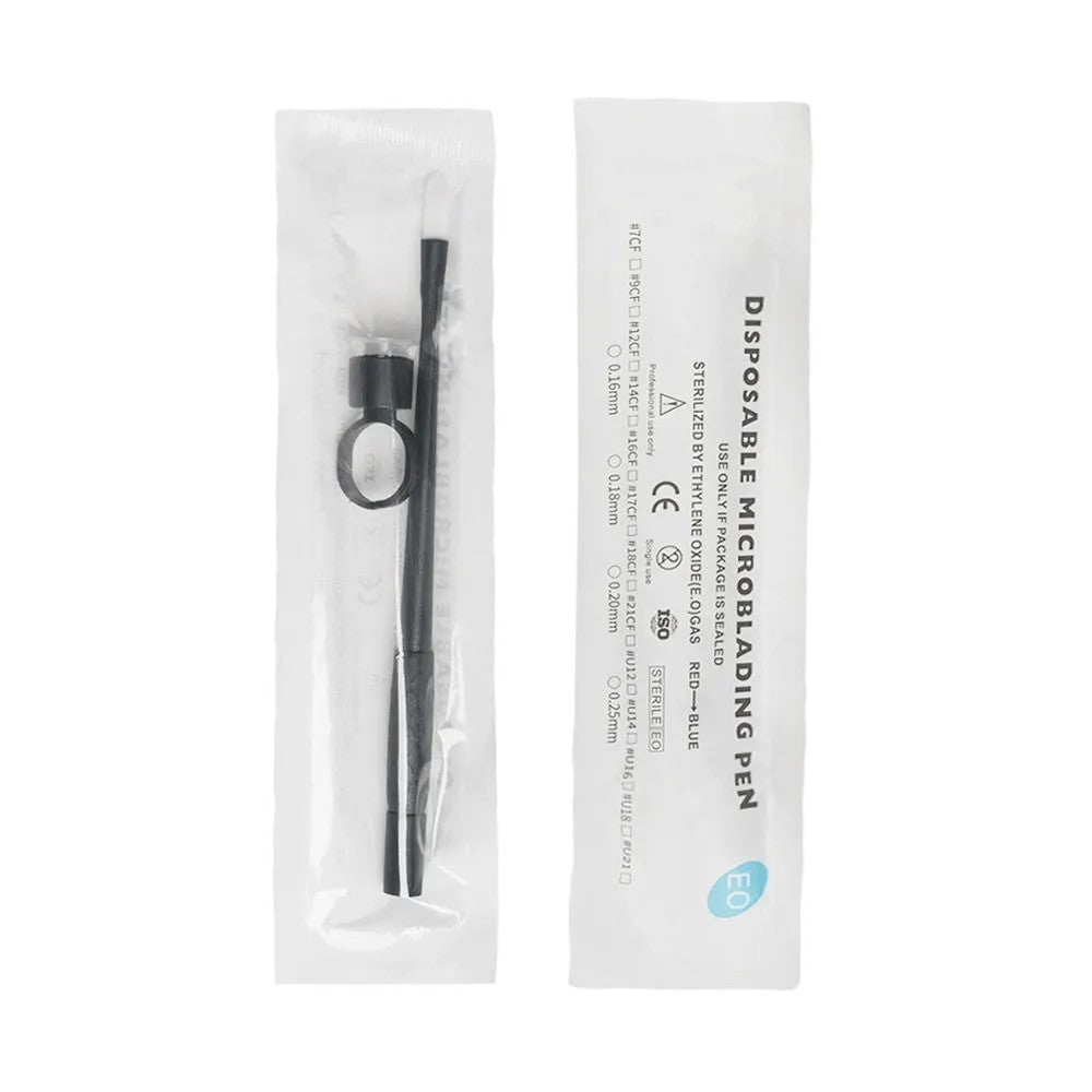 Disposable Microblading Pen with Brush – Professional PMU & Beauty Tool