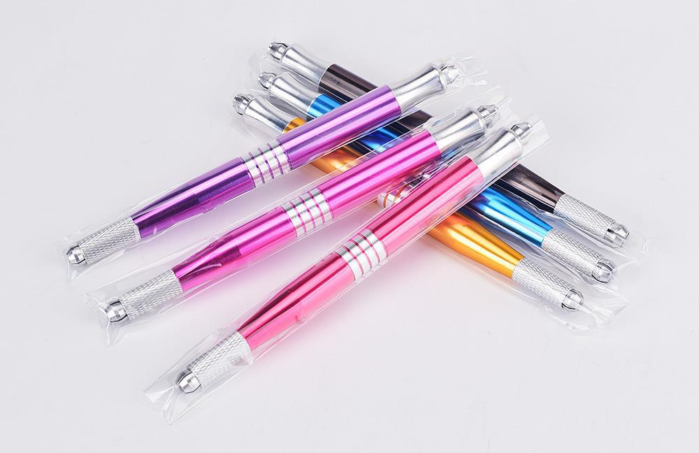 Dual-Head Manual PMU Pen for Microblading Shading - 3 Pieces