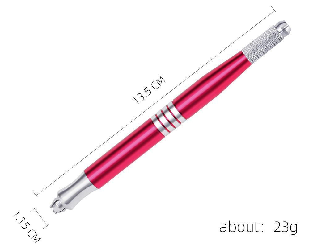 Dual-Head Manual PMU Pen for Microblading Shading - 3 Pieces