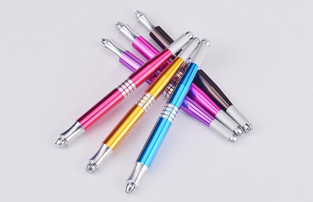 Dual-Head Manual PMU Pen for Microblading Shading - 3 Pieces