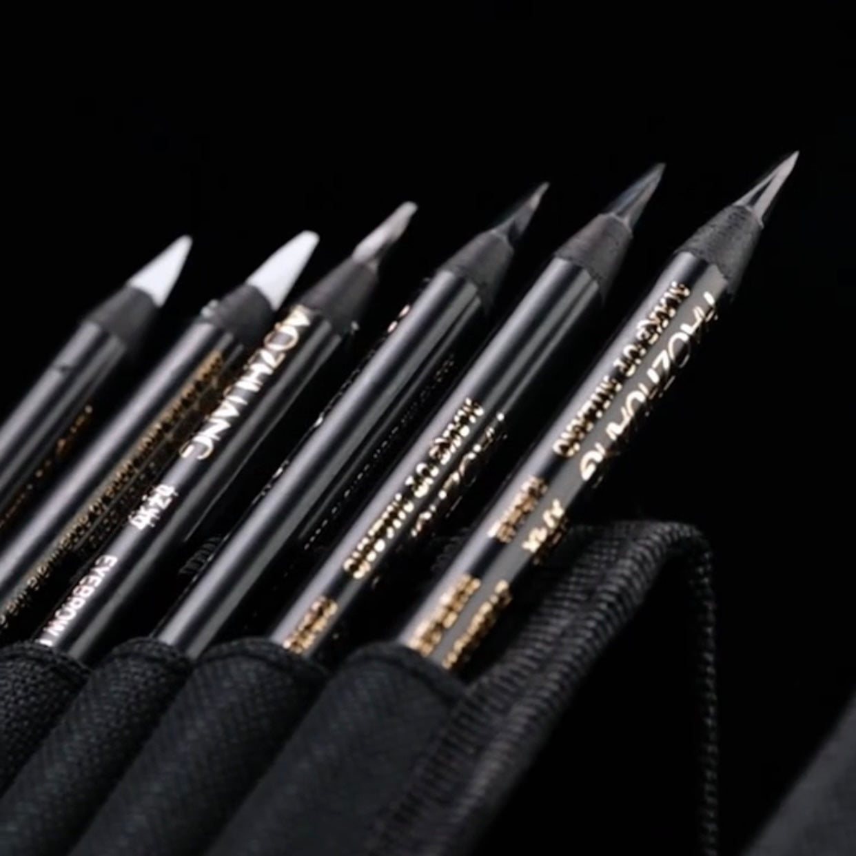 Schwarzer Permanent Makeup Microblading Augenbrauenstift